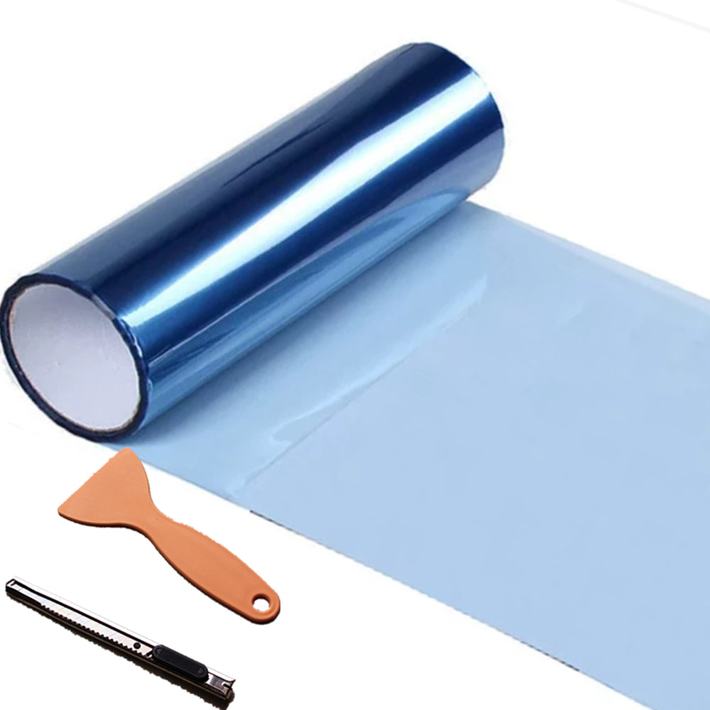 DIYAH Light Blue Vinyl Wrap Tint Film for Headlights & Tail Lights + Tools