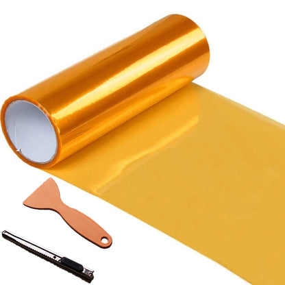 DIYAH Amber Vinyl Wrap Tint Film for Headlights & Tail Lights + Tools