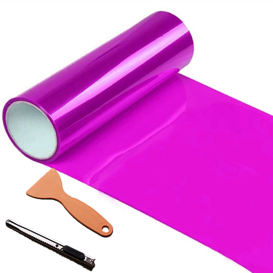 DIYAH Purple Vinyl Wrap Tint Film for Headlights & Tail Lights + Tools
