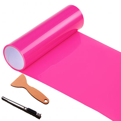 DIYAH Pink Vinyl Wrap Tint Film for Headlights & Tail Lights + Tools