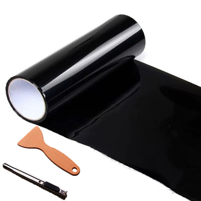 DIYAH Matte Black Wrap Tint Film for Headlights & Tail Lights + Tools