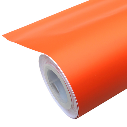 DIYAH Matte Orange Vinyl Car Wrap - Air Release & Bubble-Free Film