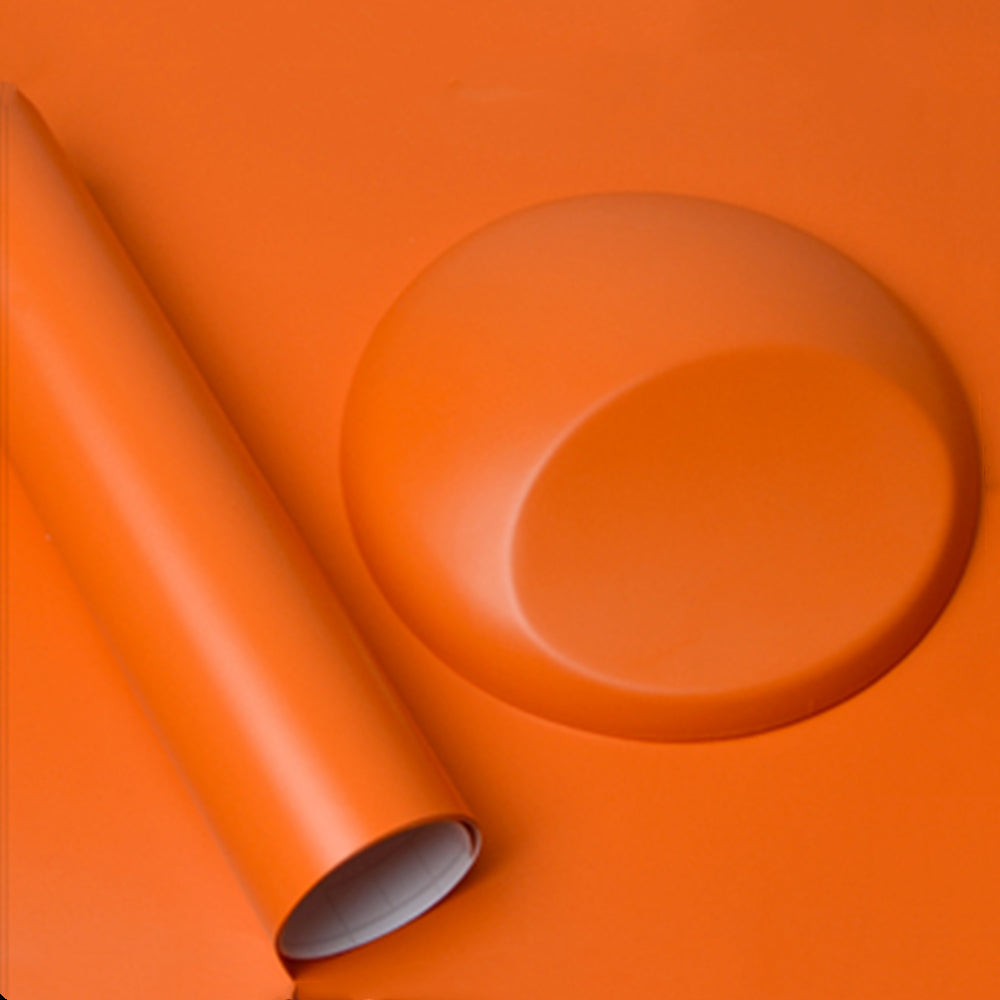 DIYAH Matte Orange Vinyl Car Wrap - Air Release & Bubble-Free Film