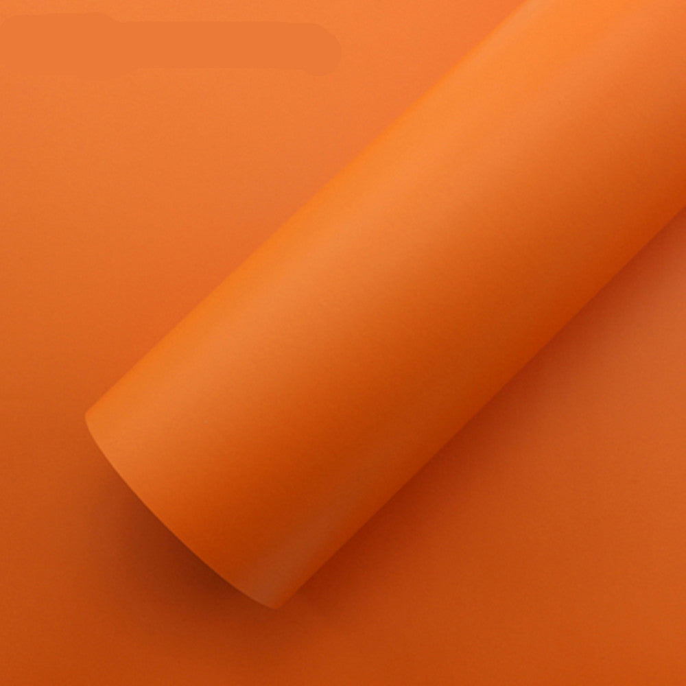 DIYAH Matte Orange Vinyl Car Wrap - Air Release & Bubble-Free Film