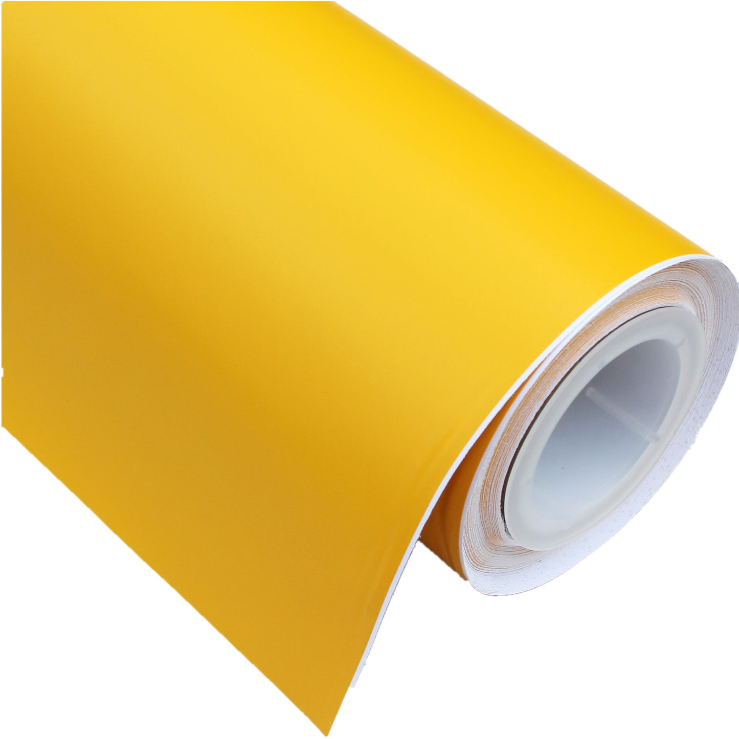 DIYAH Matte Yellow Vinyl Car Wrap - Air Release & Bubble-Free Film