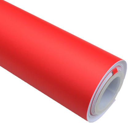 DIYAH Matte Red Vinyl Car Wrap - Air Release & Bubble-Free Film