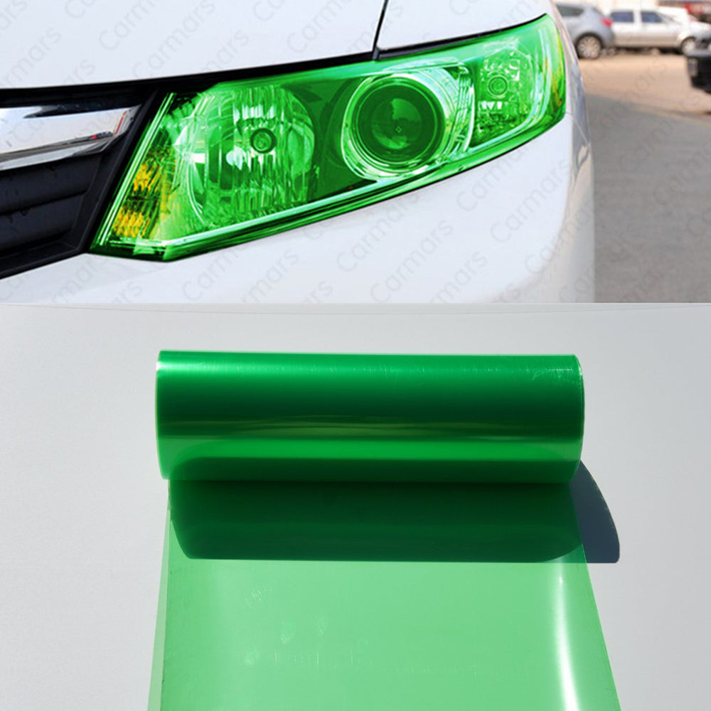 DIYAH Green Wrap Tint Film for Headlights & Tail Lights