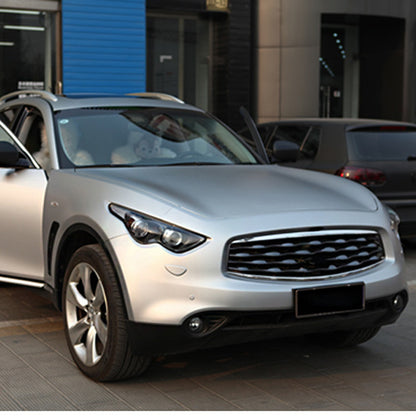 DIYAH Matte Silver Vinyl Car Wrap - Air Release & Bubble-Free Film + Tools