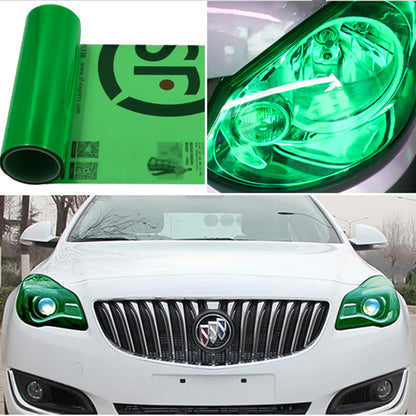 DIYAH Green Wrap Tint Film for Headlights & Tail Lights