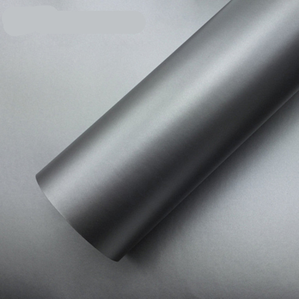 DIYAH Matte Gray Vinyl Car Wrap - Air Release & Bubble-Free Film