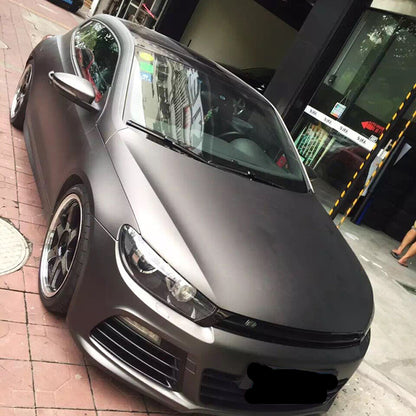 DIYAH Matte Gray Vinyl Car Wrap - Air Release & Bubble-Free Film