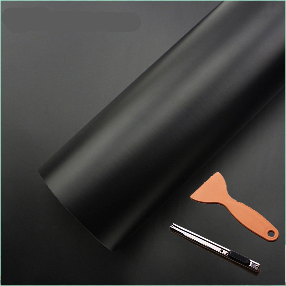DIYAH Matte Black Vinyl Car Wrap - Air Release & Bubble-Free Film + Tools