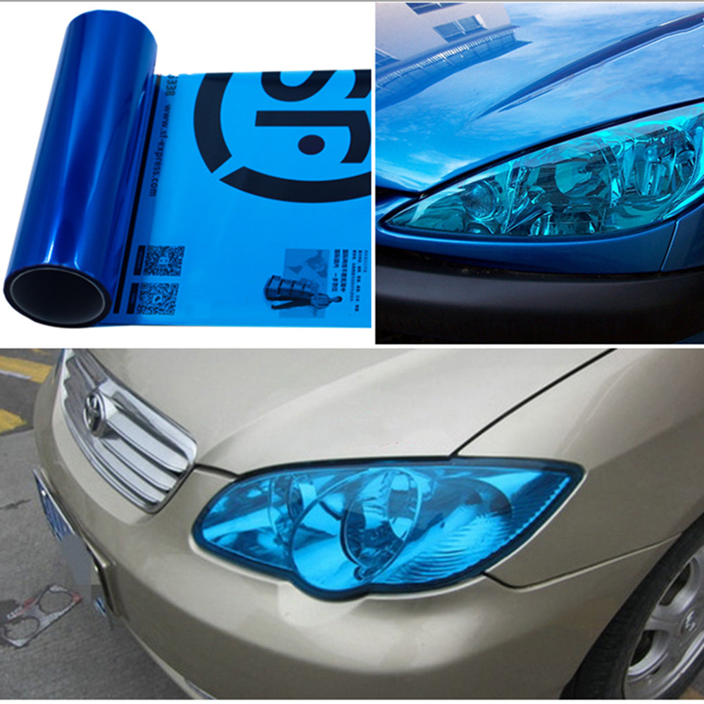 DIYAH Dark Blue Vinyl Wrap Tint Film for Headlights & Tail Lights