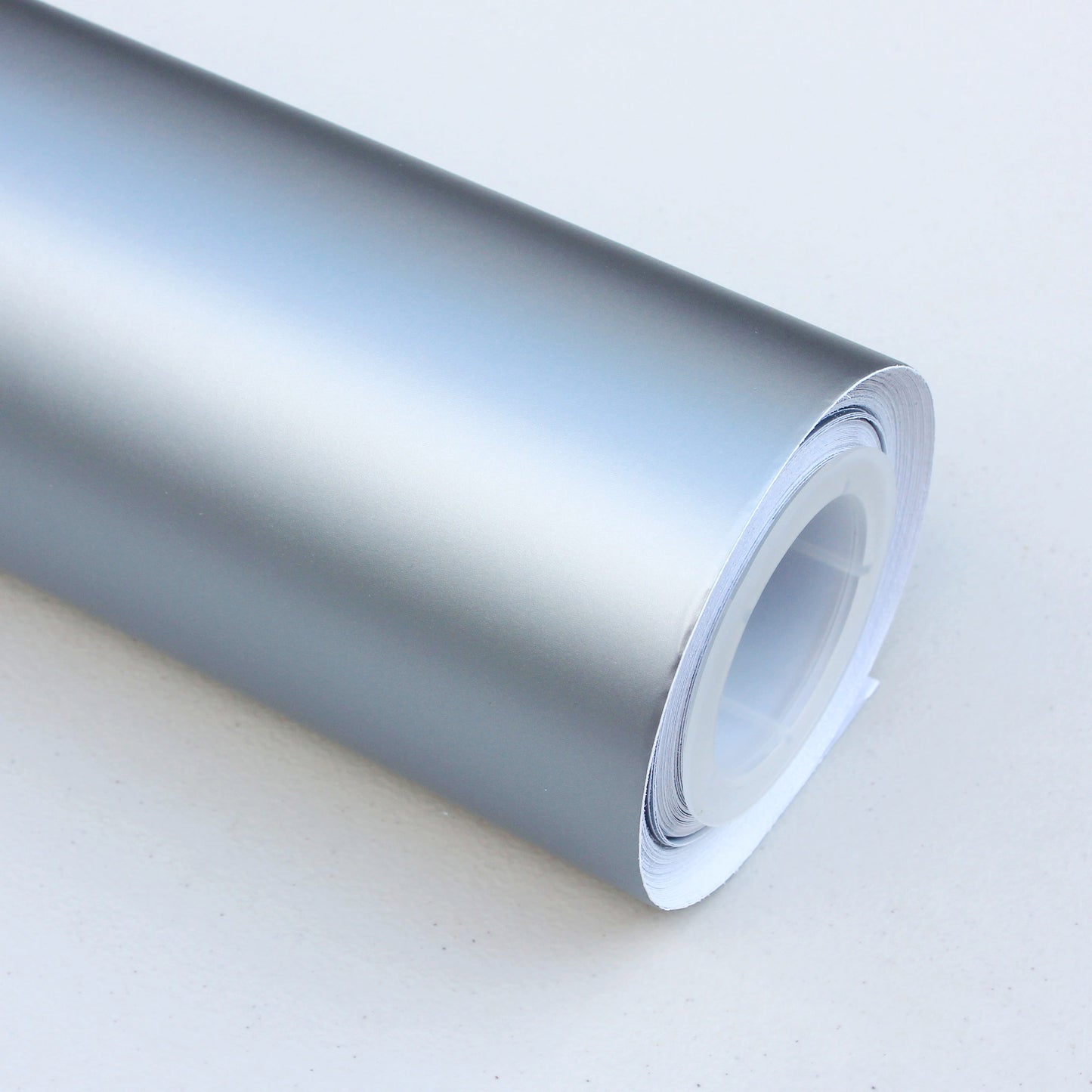 DIYAH Matte Silver Vinyl Car Wrap - Air Release & Bubble-Free Film + Tools