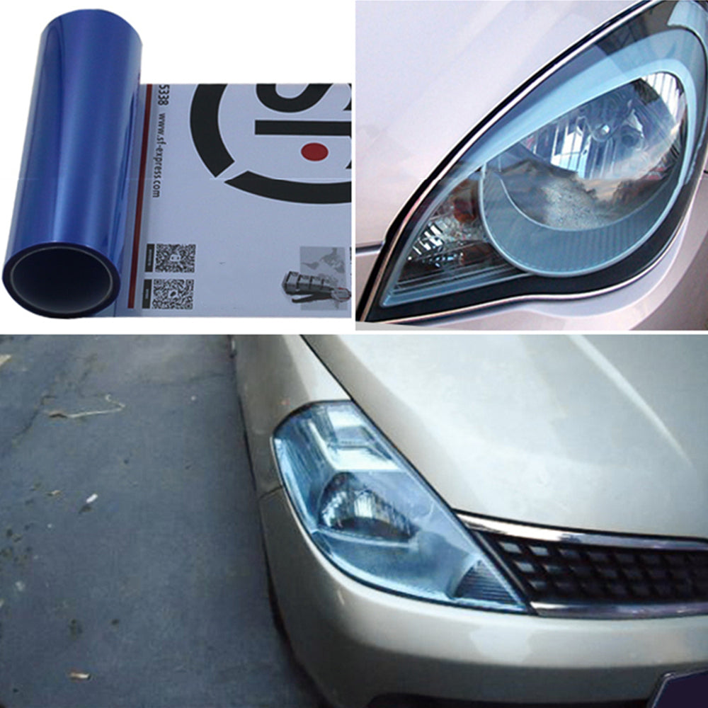 DIYAH Light Blue Vinyl Wrap Tint Film for Headlights & Tail Lights + Tools