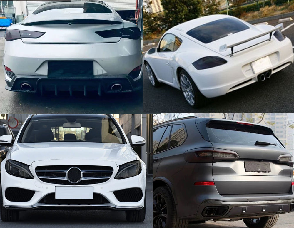 DIYAH Matte Black Wrap Tint Film for Headlights & Tail Lights