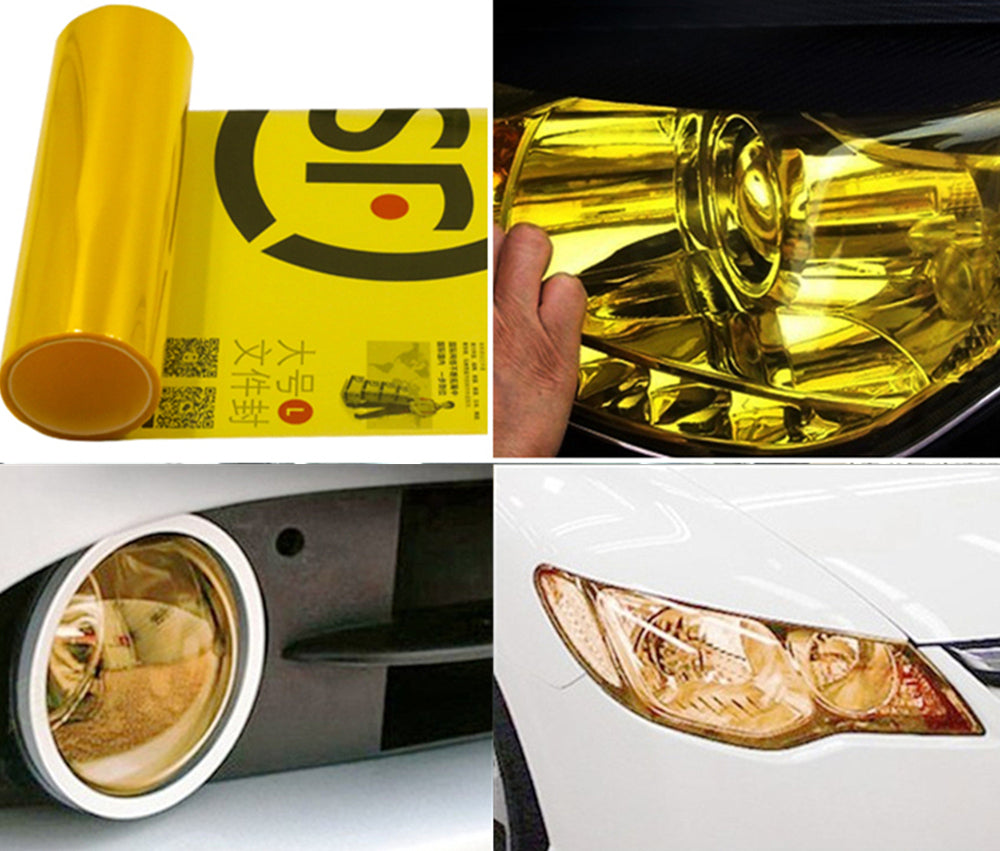DIYAH Golden Wrap Tint Film for Headlights & Tail Lights