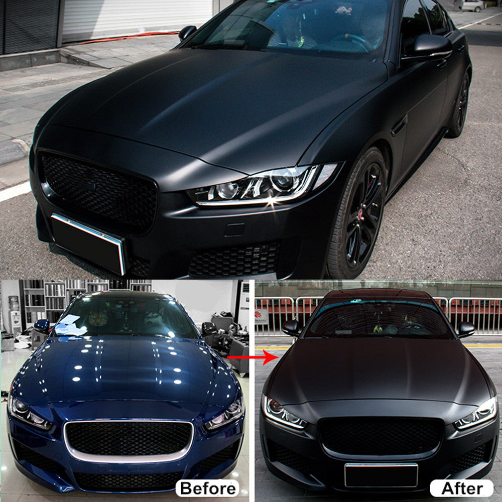 DIYAH Matte Black Vinyl Car Wrap - Air Release & Bubble-Free Film