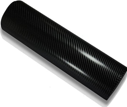DIYAH 4D Black Carbon Fiber Vinyl Wrap – Air Release Bubble-Free Film Roll
