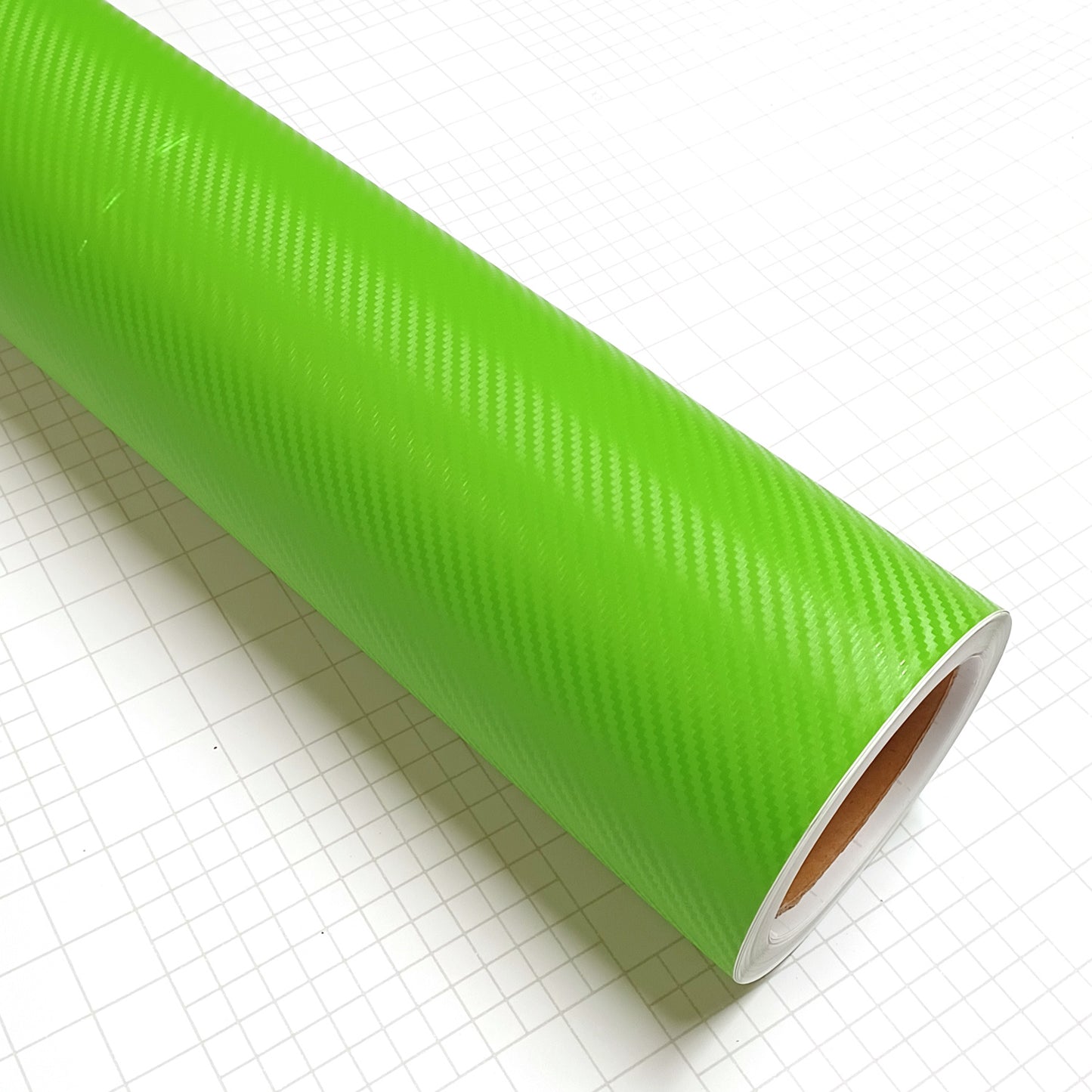 DIYAH 3D Green Carbon Fiber Vinyl Wrap – Twill Weave Film Roll for Cars, DIY & Decals