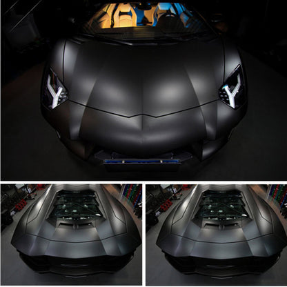 DIYAH Matte Black Vinyl Car Wrap - Air Release & Bubble-Free Film