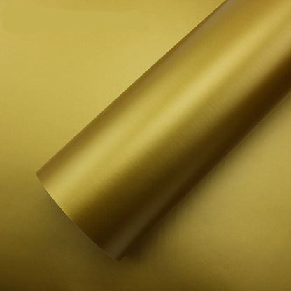 DIYAH Matte Gold Vinyl Car Wrap - Air Release & Bubble-Free Film