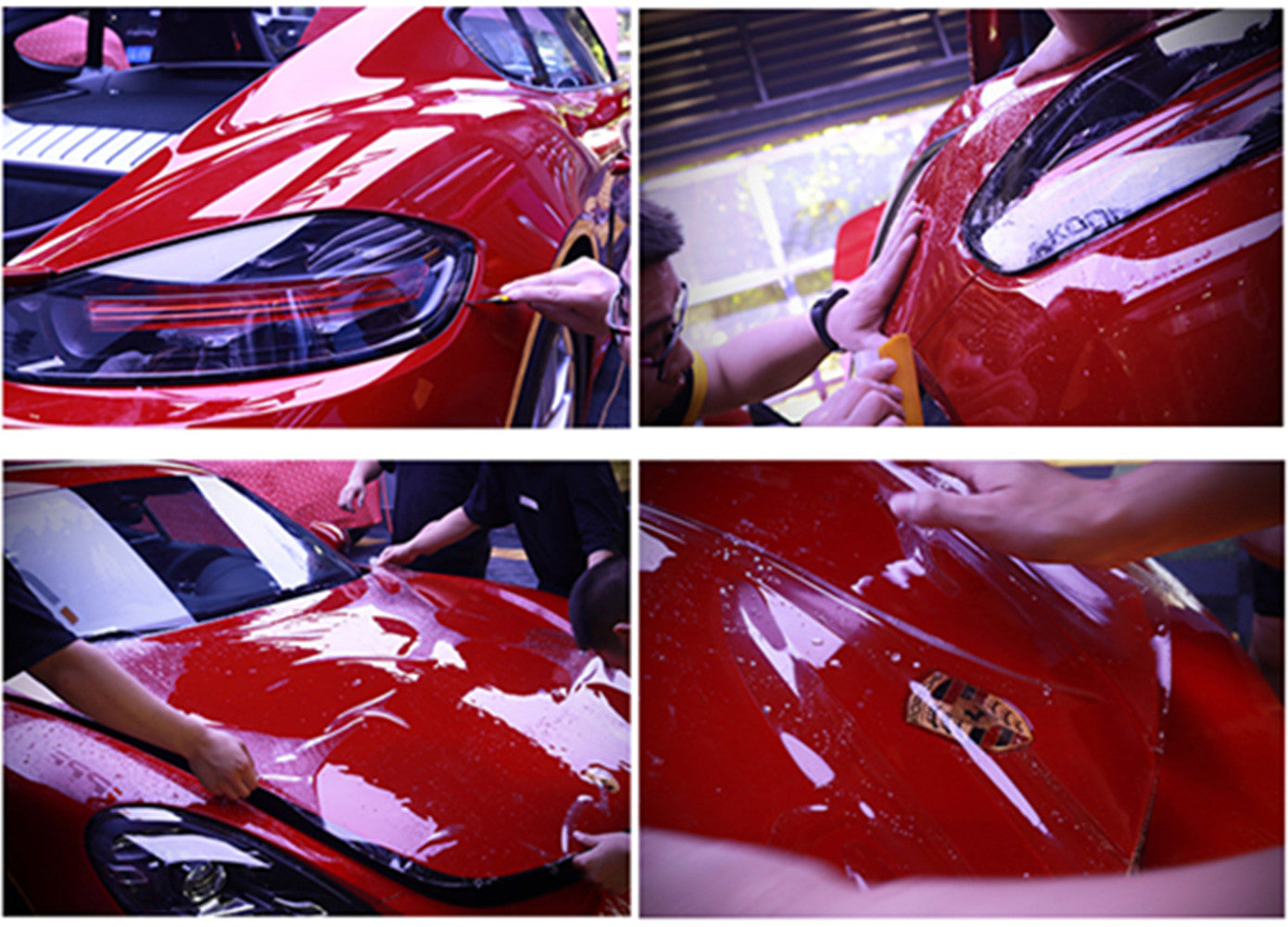 DIYAH Extra Thick Clear Paint Protection Film | Heavy-Duty Transparent Car Wrap + Free Hand Tool