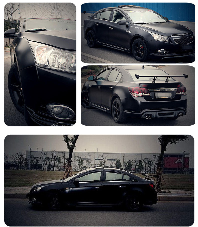 DIYAH Matte Black Vinyl Car Wrap - Air Release & Bubble-Free Film