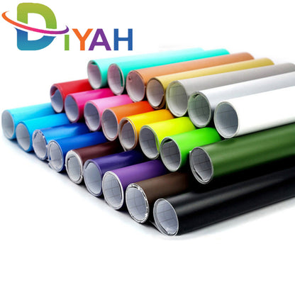 DIYAH Matte Black Vinyl Car Wrap - Air Release & Bubble-Free Film